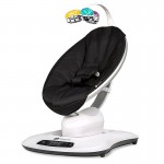 Fotoliu Balansoar Bebelusi 4MOMS MamaRoo 4.0 Push Classic Black